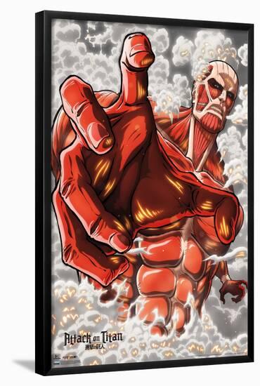 Attack on Titan: Season 2 - Armored Titan-Trends International-Framed Poster