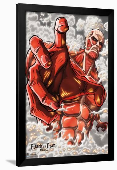 Attack on Titan: Season 2 - Armored Titan-Trends International-Framed Poster