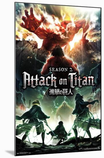 Attack on Titan - Season 2 Teaser One Sheet-Trends International-Mounted Poster