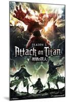 ATTACK ON TITAN - SEASON 2 TEASER-null-Mounted Poster