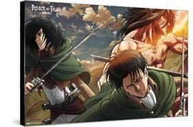 Attack on Titan: Season 2 - Trio-Trends International-Stretched Canvas