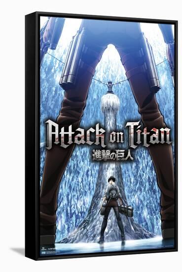 Attack on Titan: Season 3 - Chains-Trends International-Framed Stretched Canvas