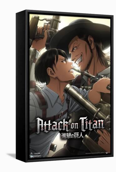 Attack on Titan: Season 3 - Stalemate-Trends International-Framed Stretched Canvas