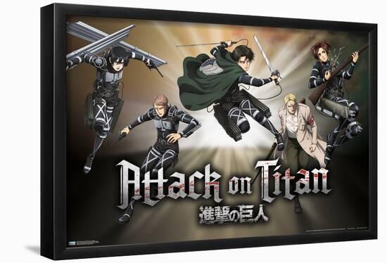 Attack On Titan: Season 4 - Collage-Trends International-Framed Poster