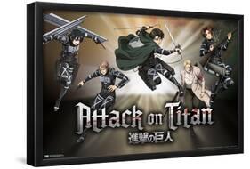 Attack On Titan: Season 4 - Collage-Trends International-Framed Poster