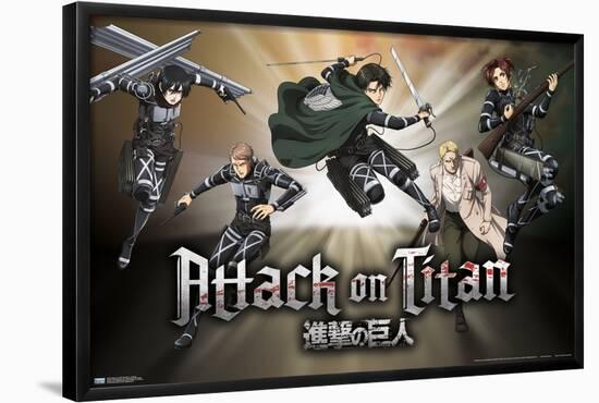 Attack On Titan: Season 4 - Collage-Trends International-Framed Poster