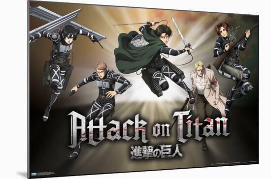 Attack On Titan: Season 4 - Collage-Trends International-Mounted Poster