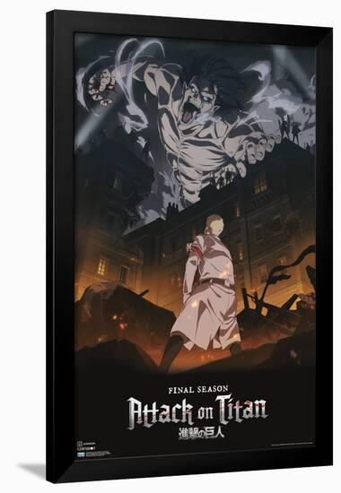 Attack on Titan: Season 4 - Key Visual 1-Trends International-Framed Poster