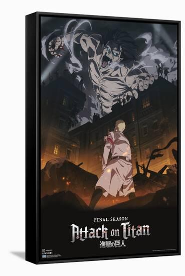 Attack on Titan: Season 4 - Key Visual 1-Trends International-Framed Stretched Canvas