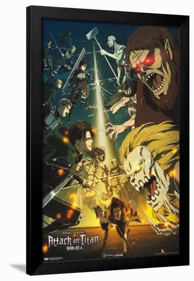 Attack on Titan: Season 4 - Key Visual 3-Trends International-Framed Poster