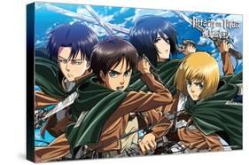 Attack on Titan - Swords-Trends International-Stretched Canvas