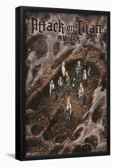 Attack on Titan: The Final Season - Part 3 Teaser-Trends International-Framed Poster