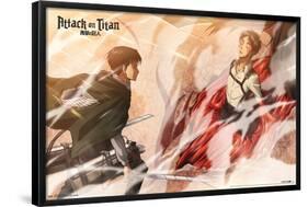 Attack on Titan - Wind-Trends International-Framed Poster