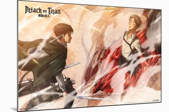 Attack on Titan - Wind-Trends International-Mounted Poster