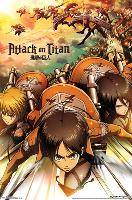 Attack On Titans - Attack-null-Lamina Framed Poster