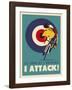 Attack-Spencer Wilson-Framed Art Print