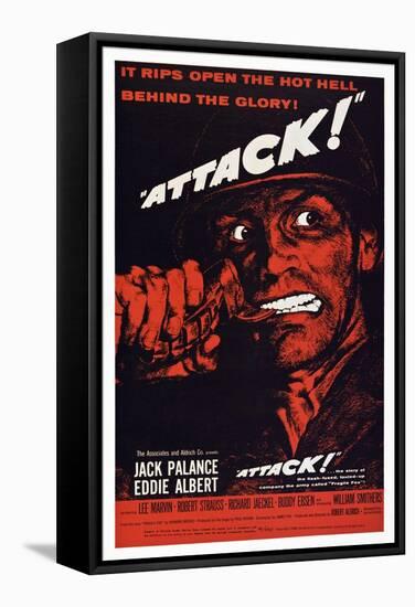 Attack!-null-Framed Stretched Canvas