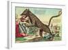 Attacks by the Beast of Gevaudan in 1764-null-Framed Giclee Print