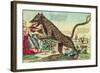 Attacks by the Beast of Gevaudan in 1764-null-Framed Giclee Print