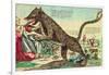 Attacks by the Beast of Gevaudan in 1764-null-Framed Giclee Print