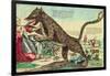 Attacks by the Beast of Gevaudan in 1764-null-Framed Giclee Print