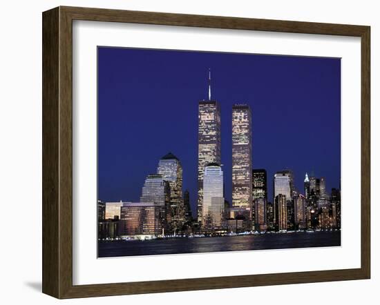 Attacks Trade Center-Mark Lennihan-Framed Premium Photographic Print