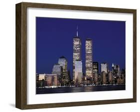 Attacks Trade Center-Mark Lennihan-Framed Premium Photographic Print