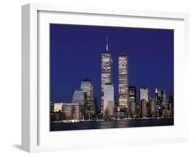 Attacks Trade Center-Mark Lennihan-Framed Premium Photographic Print