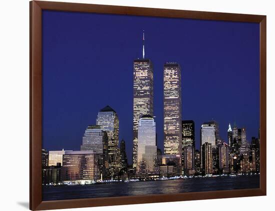 Attacks Trade Center-Mark Lennihan-Framed Photographic Print