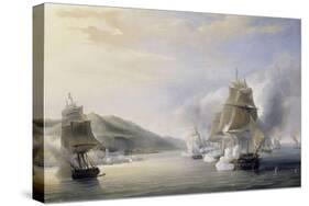 Attaque d'Alger par la mer, flotte française commandée par l'amiral Duperré, le 3 juillet 1830-Antoine Léon Morel-Fatio-Stretched Canvas