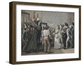 Attaque du palais des Tuileries, le 20 juin 1792-null-Framed Giclee Print