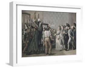 Attaque du palais des Tuileries, le 20 juin 1792-null-Framed Giclee Print