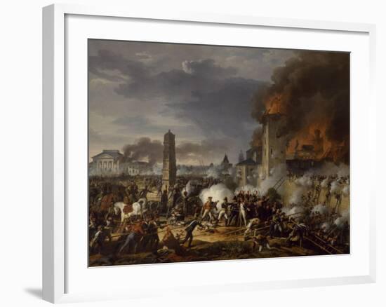 Attaque et prise de la ville de Ratisbonne par le maréchal Lannes le 23 avril 1809-Charles Thevenin-Framed Giclee Print