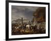 Attaque et prise de la ville de Ratisbonne par le maréchal Lannes le 23 avril 1809-Charles Thevenin-Framed Giclee Print