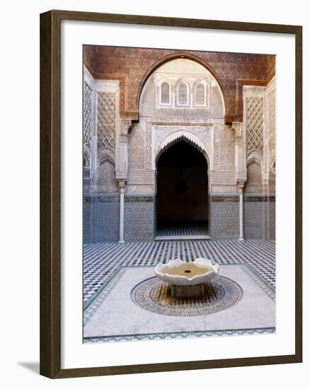 Attarine Madrasah, Fez, UNESCO World Heritage Site, Morocco, North Africa, Africa-Marco Cristofori-Framed Photographic Print