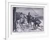 Attempt of Cossacks to Capture Napoleon at Brienne-William Barnes Wollen-Framed Giclee Print