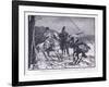 Attempt of Cossacks to Capture Napoleon at Brienne-William Barnes Wollen-Framed Giclee Print