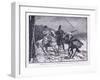 Attempt of Cossacks to Capture Napoleon at Brienne-William Barnes Wollen-Framed Giclee Print