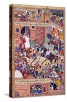 Attempt on the Life of Akbar the Great at Delhi, 1564-Science Source-Stretched Canvas