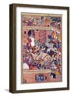 Attempt on the Life of Akbar the Great at Delhi, 1564-Science Source-Framed Giclee Print