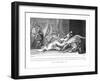 Attempt to Exorcise Evil Spirits Possessing a Patient in San Spirito Hospital, Rome, 1792-Henry Fuseli-Framed Giclee Print