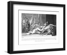 Attempt to Exorcise Evil Spirits Possessing a Patient in San Spirito Hospital, Rome, 1792-Henry Fuseli-Framed Premium Giclee Print