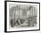 Attempted Assassination of the Queen of Spain in the Long Gallery of the Royal Palace, Madrid-null-Framed Giclee Print