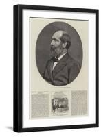 Attempted Murder of President Garfield-null-Framed Giclee Print