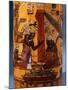 Attendants Bringing Offerings of Food, Decoration from a Cylindrical Vase from Palenque, 559-950-null-Mounted Giclee Print