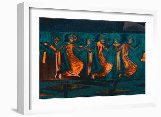 Attending the Annunciation, from the Series Annunciation, 2016-Joy Lions-Framed Giclee Print