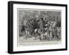 Attentions That Were Too Pressing, Mobbed by Flower-Sellers at Hong Kong-Frederic De Haenen-Framed Giclee Print