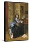 Attentive Pet-Jules A. Goupil-Framed Stretched Canvas