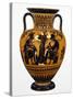 Attic Black-Figure Neck Amphora with Achilles and Ajax Gaming before Athena-null-Stretched Canvas