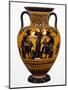 Attic Black-Figure Neck Amphora with Achilles and Ajax Gaming before Athena-null-Mounted Premium Photographic Print